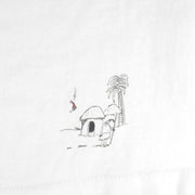 Vintage (The Far Side) - Farworks Santa vs Airplane Christmas T-Shirt 1990s X-Large Vintage Retro