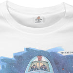 Vintage (The Far Side) - Farworks Santa vs Airplane Christmas T-Shirt 1990s X-Large Vintage Retro