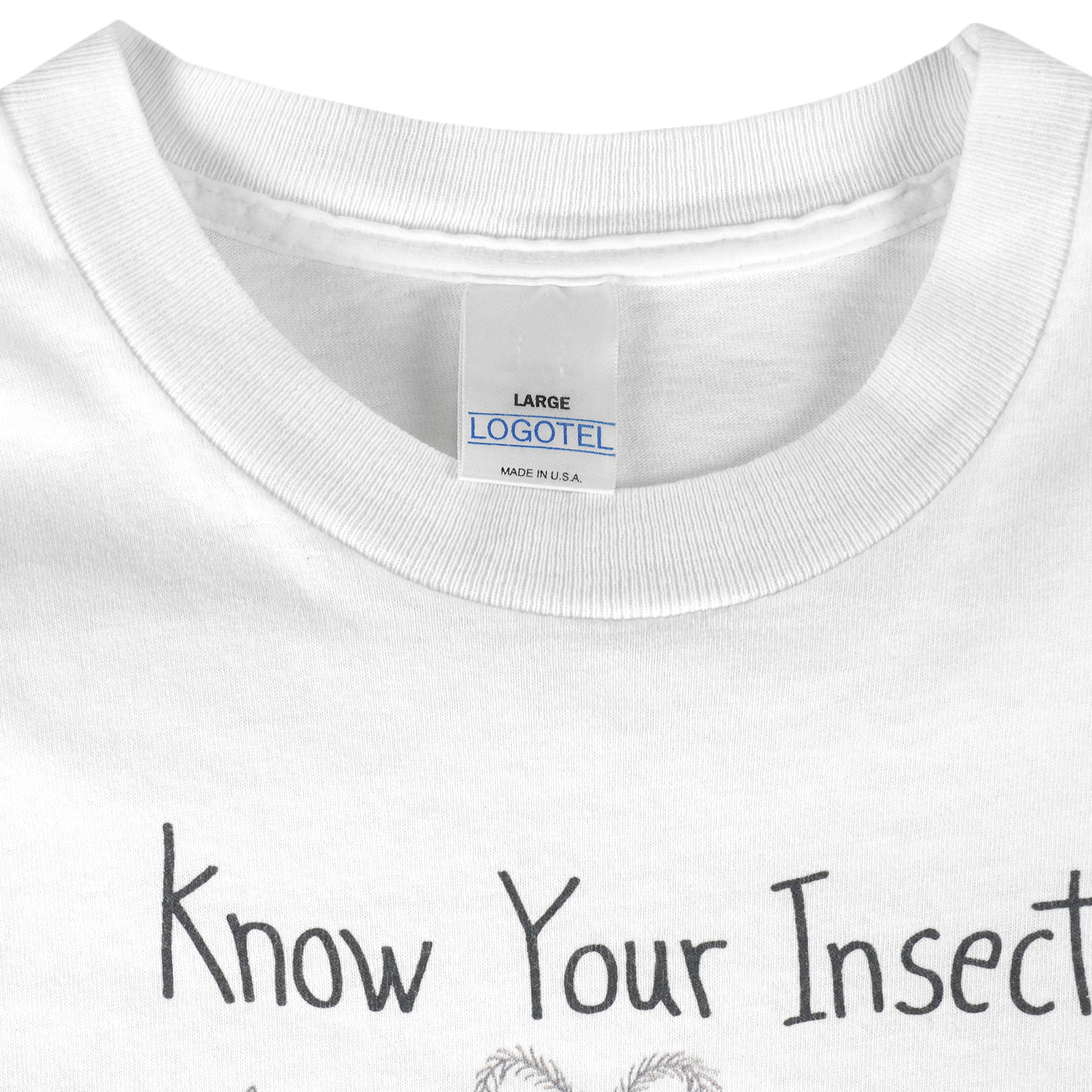 Vintage (The Far Side) - Know Your Insects Single Stitch T-Shirt 1986 Large Vintage Retro