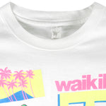 Vintage - Waikiki Beach Hawaii Single Stitch T-Shirt 1989 Large Vintage Retro