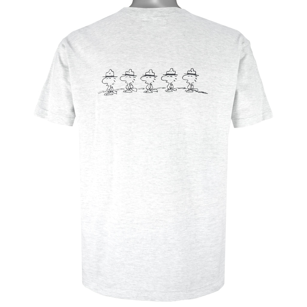 Vintage - Peanuts Snoopy Beaglescouts Single Stitch T-Shirt 1990s Large Vintage Retro