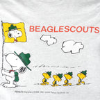 Vintage - Peanuts Snoopy Beaglescouts Single Stitch T-Shirt 1990s Large Vintage Retro