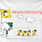 Vintage - Peanuts Snoopy Beaglescouts Single Stitch T-Shirt 1990s Large Vintage Retro