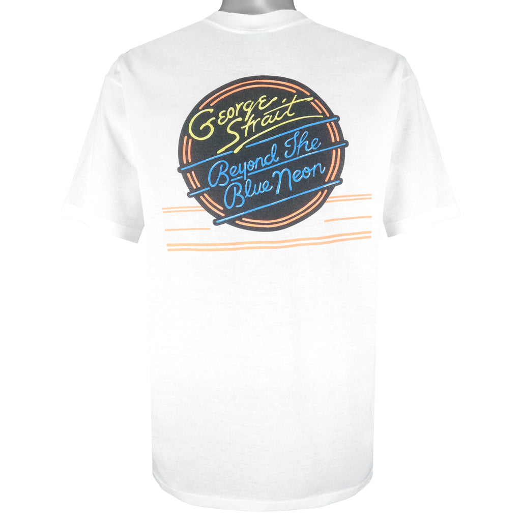 Vintage (Steadman) - George Strait Tour Single Stitch T-Shirt 1980s X-Large Vintage Retro