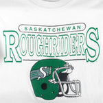CFL (Ravens) - Saskatchewan Roughriders Single Stitch T-Shirt 1990s Small Vintage Retro Football