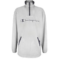 Champion - 1/4 Zip Big Logo Sweatshirt 1990s XX-Large Vintage Retro