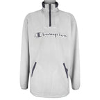 Champion - 1/4 Zip Big Logo Sweatshirt 1990s XX-Large Vintage Retro