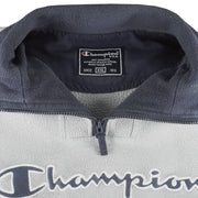 Champion - 1/4 Zip Big Logo Sweatshirt 1990s XX-Large Vintage Retro