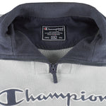 Champion - 1/4 Zip Big Logo Sweatshirt 1990s XX-Large Vintage Retro