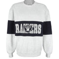 NFL - Oakland Raiders Big Logo Crew Neck Sweatshirt 1990s XX-Large Vintage Retro Football