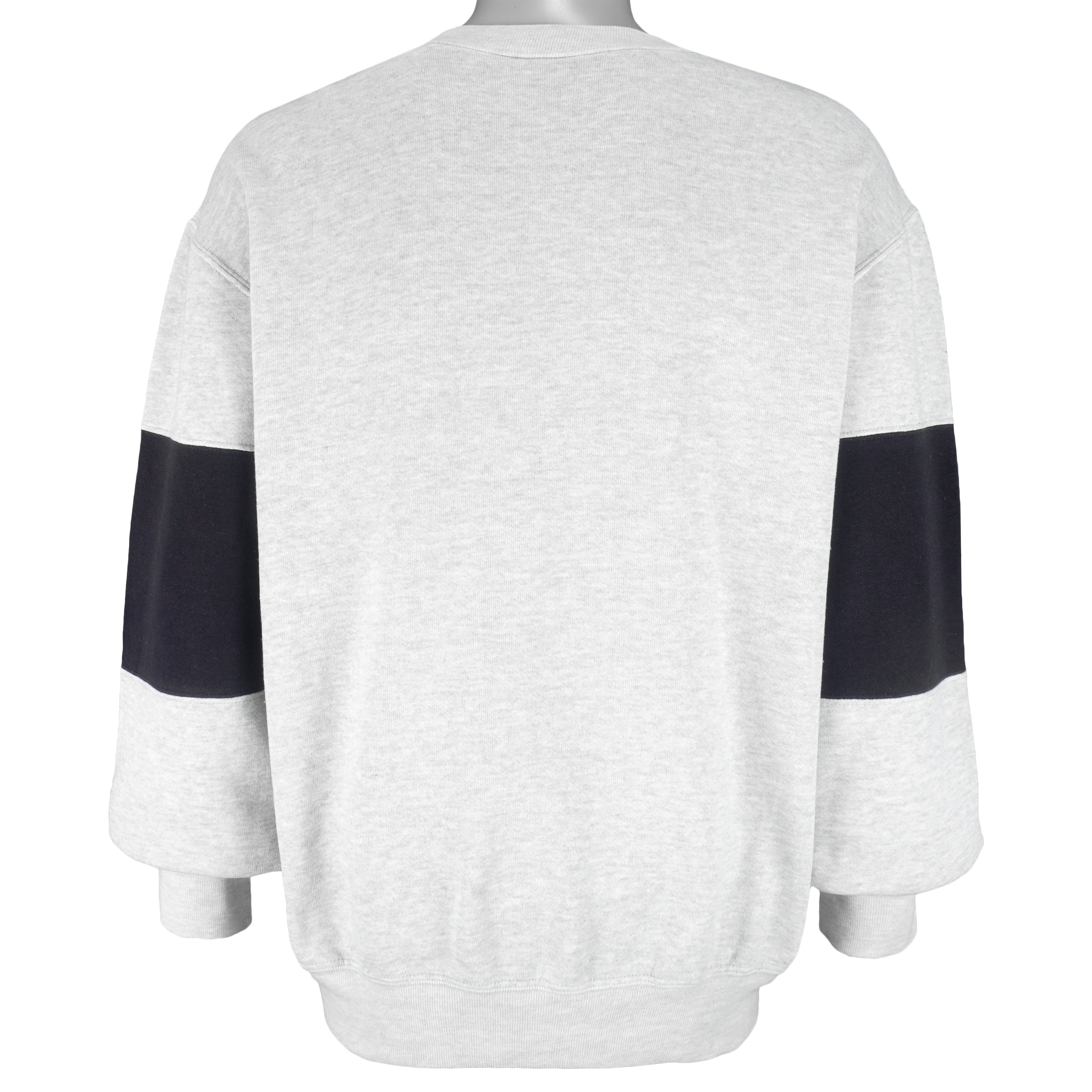 NFL - Oakland Raiders Big Logo Crew Neck Sweatshirt 1990s XX-Large Vintage Retro Football