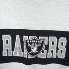 NFL - Oakland Raiders Big Logo Crew Neck Sweatshirt 1990s XX-Large Vintage Retro Football