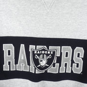 NFL - Oakland Raiders Big Logo Crew Neck Sweatshirt 1990s XX-Large Vintage Retro Football