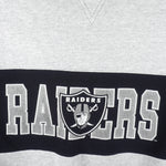 NFL - Oakland Raiders Big Logo Crew Neck Sweatshirt 1990s XX-Large Vintage Retro Football