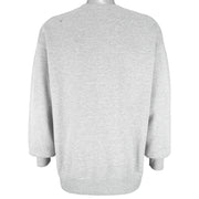 NFL (Lee) - Oakland Raiders Embroidered Crew Neck Sweatshirt 1990s Large Vintage Retro Football