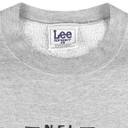NFL (Lee) - Oakland Raiders Embroidered Crew Neck Sweatshirt 1990s Large Vintage Retro Football