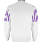 NFL (Logo 7) - Minnesota Vikings 1/4 Button Sweatshirt 1990s Medium Vintage Retro Football