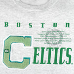 Vintage NBA (Nutmeg) - Boston Celtics Embroidered Initial Crew Neck Sweatshirt 1990s Medium Basketball