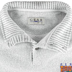 NFL (Gear) - Denver Broncos 1/4 Button Sweatshirt 1990s Large