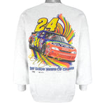 NASCAR (Hanes) - Jeff Gordon DuPont The Winning Crew Neck Sweatshirt 1997 Large Vintage Retro