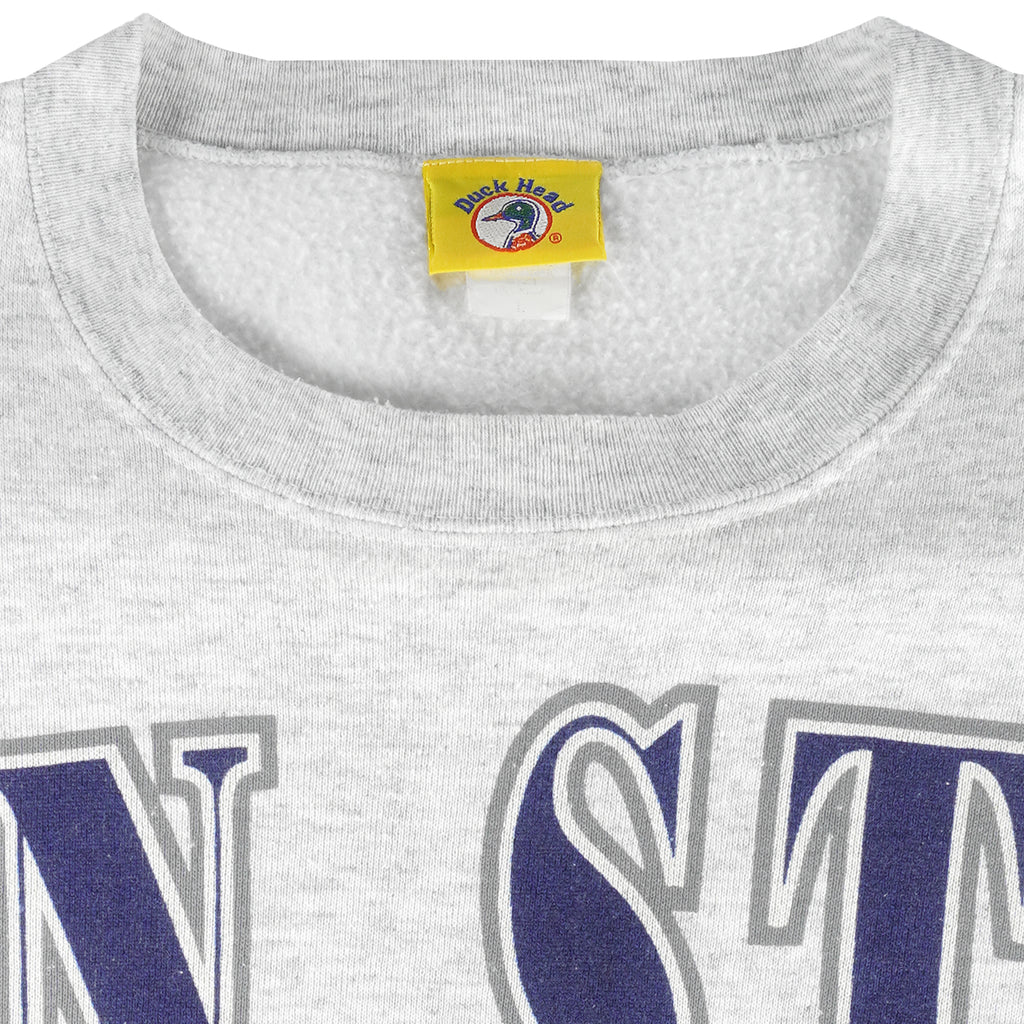NCAA (Duck Head) - Penn State Nittany Lions Crew Neck Sweatshirt 1990s Large Vintage Retro Football College