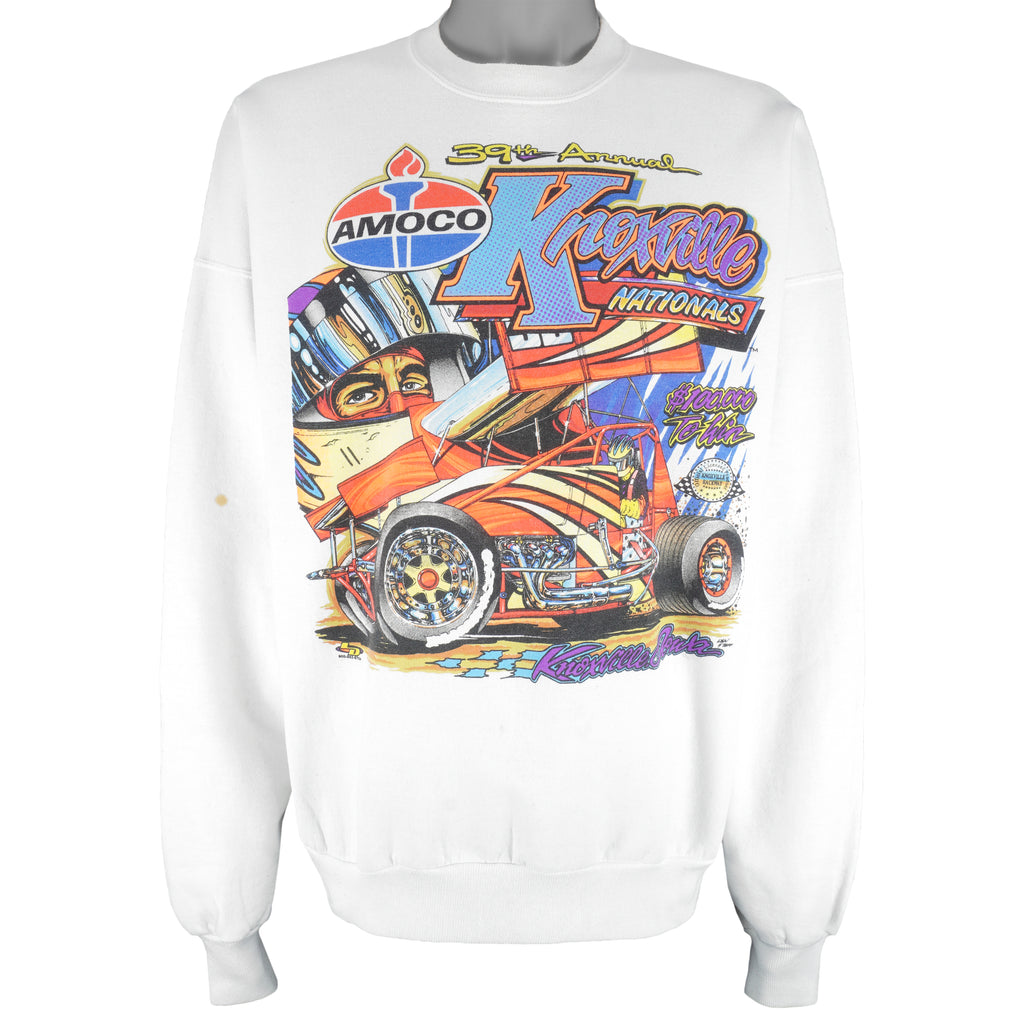 Vintage (Hanes) - Amoco Knoxville Nationals Crew Neck Sweatshirt 1999 XX-Large Vintage Retro