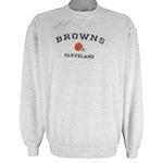 NFL - Cleveland Browns Butch Davis Signature Embroidered Crew Neck Sweatshirt 1990s X-Large Vintage Retro Football