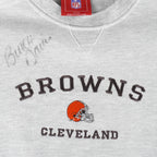 NFL - Cleveland Browns Butch Davis Signature Embroidered Crew Neck Sweatshirt 1990s X-Large Vintage Retro Football