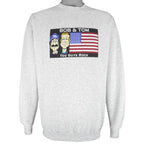 Vintage (Logo 7) - The Bob & Tom Show Crew Neck Sweatshirt 1990s Large Vintage Retro