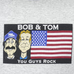 Vintage (Logo 7) - The Bob & Tom Show Crew Neck Sweatshirt 1990s Large Vintage Retro