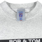 Vintage (Logo 7) - The Bob & Tom Show Crew Neck Sweatshirt 1990s Large Vintage Retro