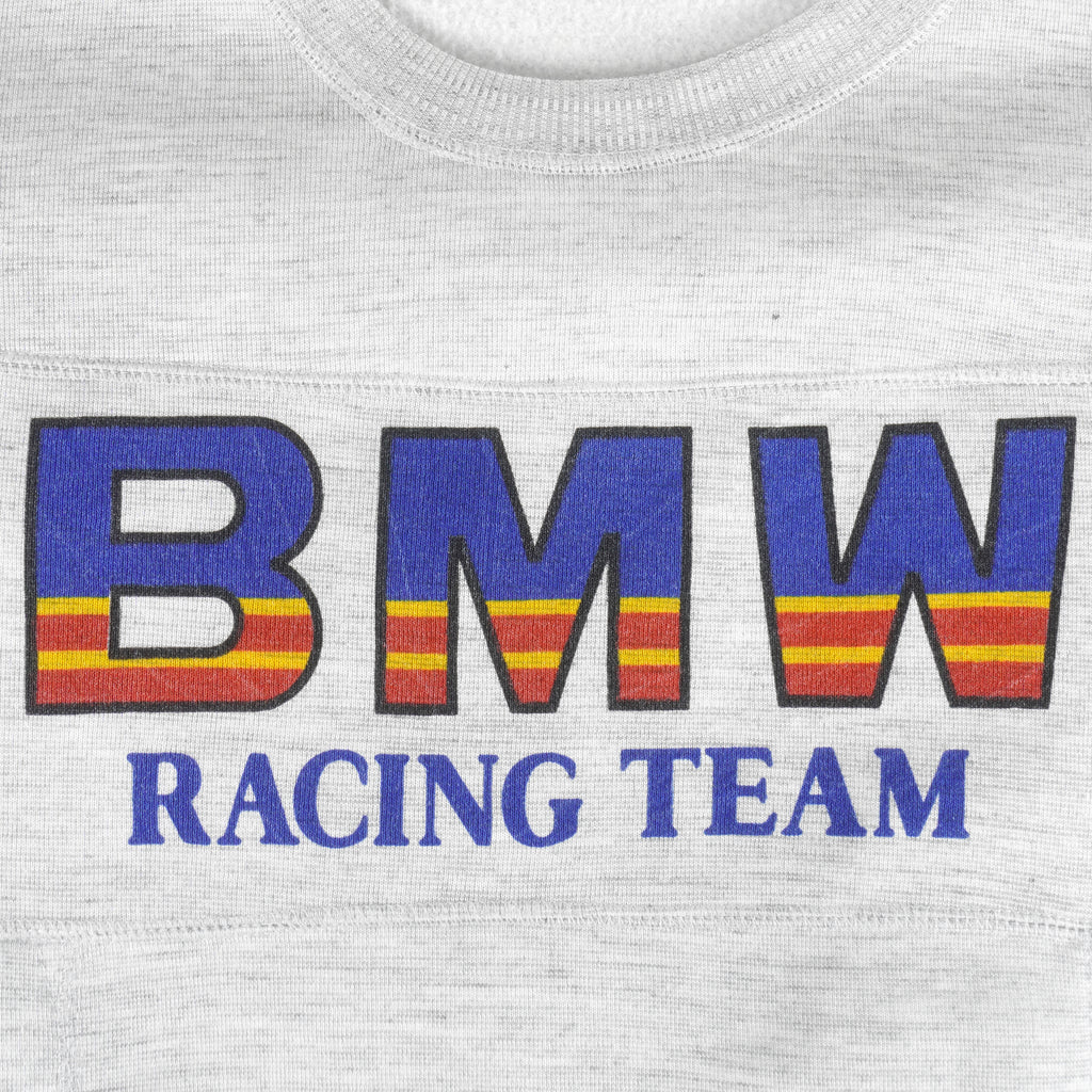 Vintage - BMW Racing Team Crew Neck Sweatshirt 1990s Medium Vintage Retro