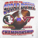 NCAA (Hanes) - Florida State Seminoles Sugar Bowl Crew Neck Sweatshirt 2000 Large Vintage Retro Football College