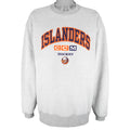 Vintage NHL (CCM) - New York Islanders Embroidered Crew Neck Sweatshirt 1990s Large Hockey