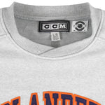 Vintage NHL (CCM) - New York Islanders Embroidered Crew Neck Sweatshirt 1990s Large Hockey
