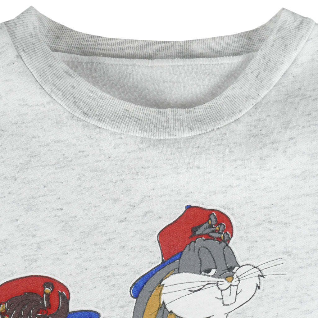 NHL - Montreal Canadiens x Looney Tunes Crew Neck Sweatshirt 1990s Large Vintage Retro