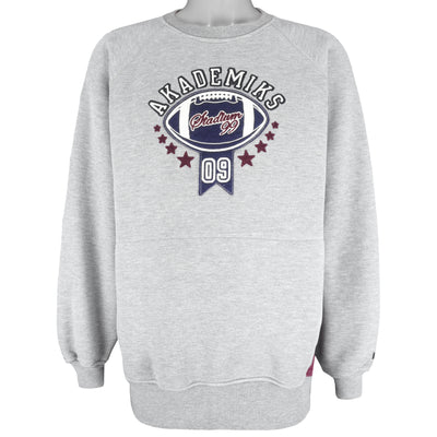 Vintage - Akademiks Stadium 09 Crew Neck Sweatshirt 1990s Large