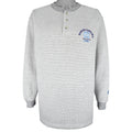 Starter - North Carolina Tar Heels 1/4 Button Sweatshirt 1990s Large Vintage Retro College