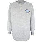 Starter - North Carolina Tar Heels 1/4 Button Sweatshirt 1990s Large Vintage Retro College