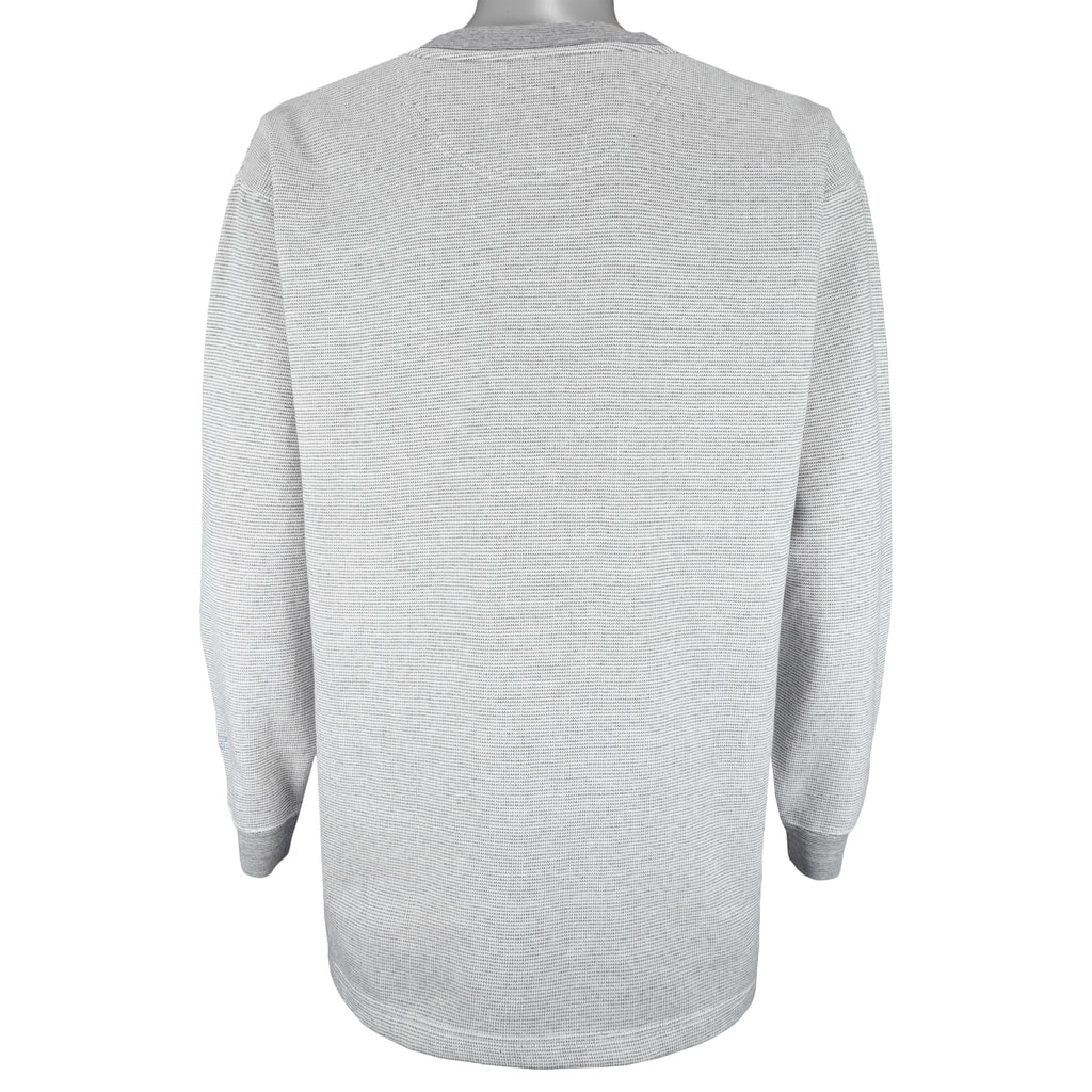 Starter - North Carolina Tar Heels 1/4 Button Sweatshirt 1990s Large Vintage Retro College
