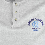 Starter - North Carolina Tar Heels 1/4 Button Sweatshirt 1990s Large Vintage Retro College