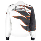 Harley Davidson - Harley Racing Screaming Eagle Embroidered Jacket 1990s Medium Vintage Retro