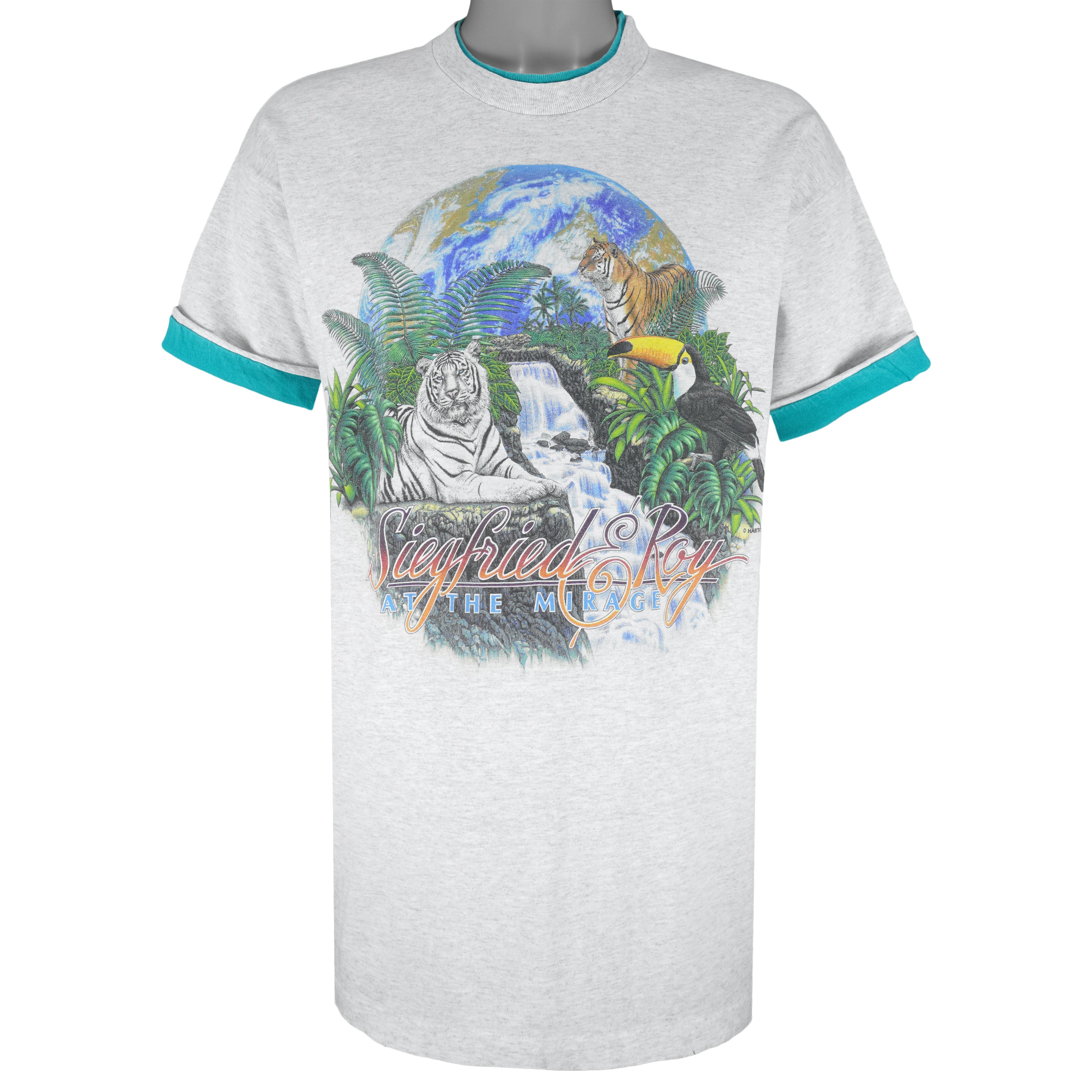 Vintage (Habitat) - Siegfried & Roy Habitat T-Shirt 1990s X-Large Vintage Retro
