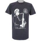 Vintage - Bill Clinton 42nd President and Jazz Single Stitch T-Shirt 1990s Medium Vintage Retro