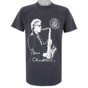 Vintage - Bill Clinton 42nd President and Jazz Single Stitch T-Shirt 1990s Medium Vintage Retro