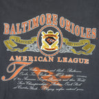 MLB (Nutmeg) - Baltimore Orioles Single Stitch T-Shirt 1990s Medium Vintage Retro Baseball
