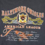 MLB (Nutmeg) - Baltimore Orioles Single Stitch T-Shirt 1990s Medium Vintage Retro Baseball