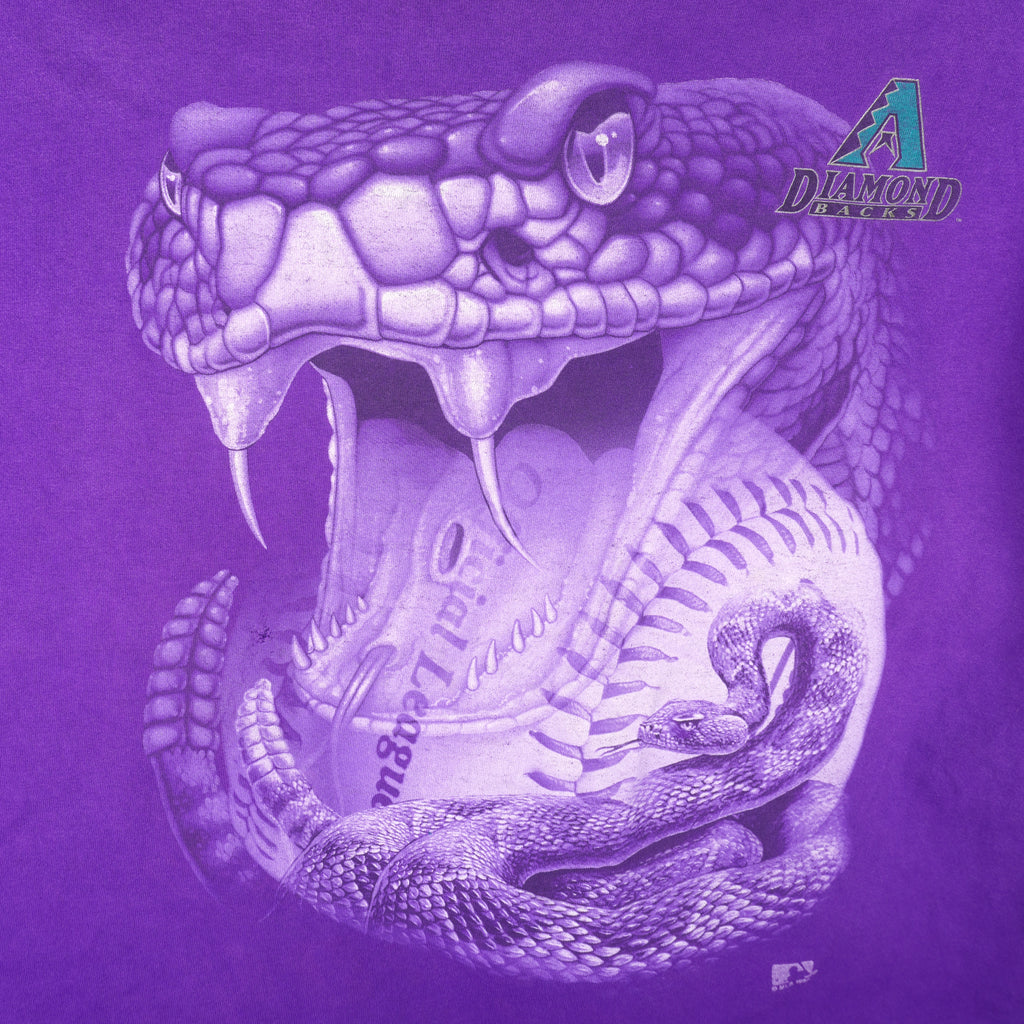 MLB (Pro Player) - Arizona Diamondbacks Single Stitch T-Shirt 1990s XX-Large Vintage Retro Baseball