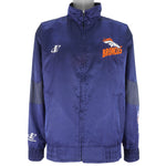 NFL (Pro Line) - Denver Broncos Embroidered Zip-Up Jacket 1990s Large Vintage Retro Football