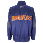 NFL (Pro Line) - Denver Broncos Embroidered Zip-Up Jacket 1990s Large